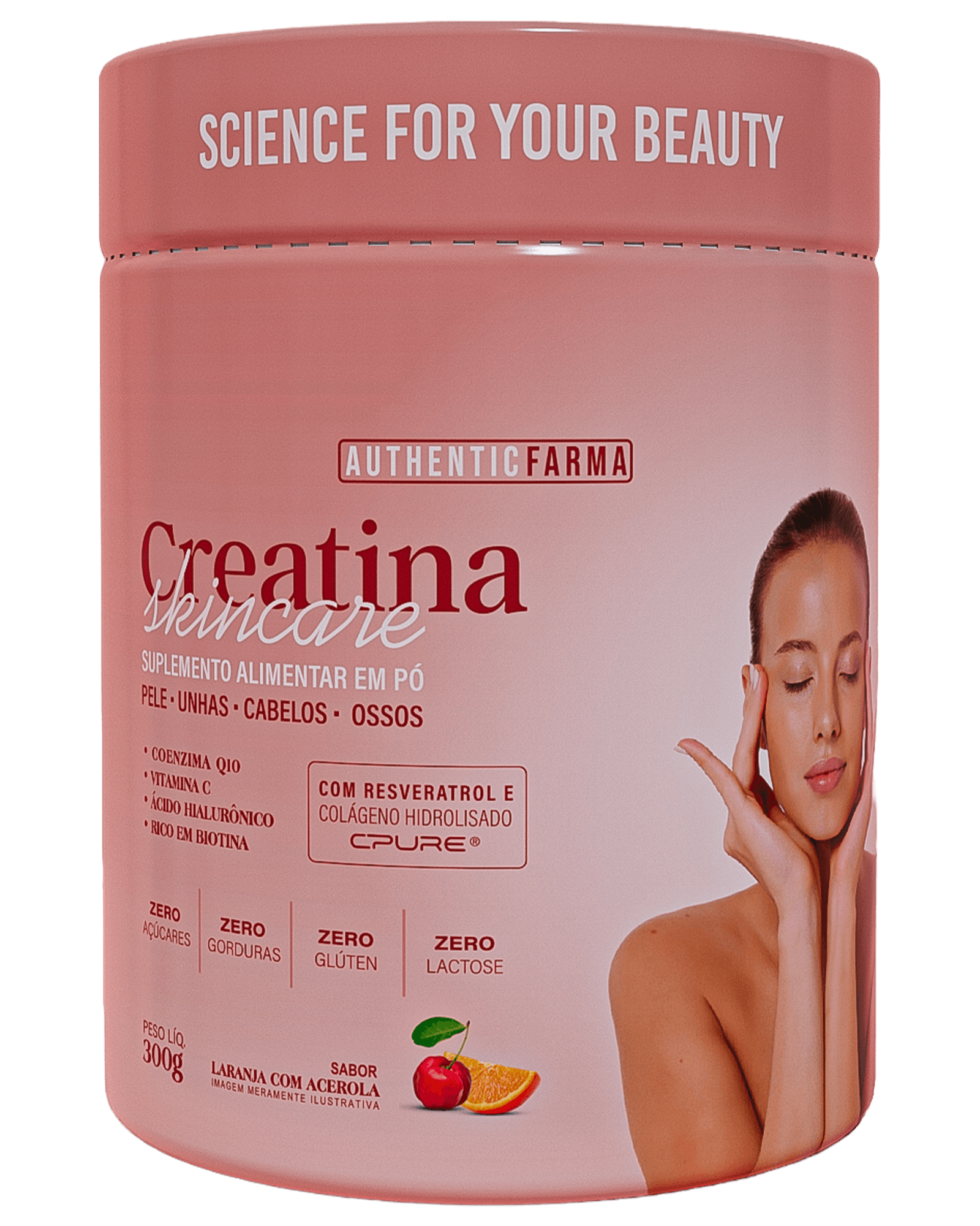 Creatina Skincare Laranja com Acerola